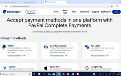 Configuring PayPal API